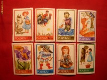 SERIE POVESTI 1968 POLONIA , 8 valori foto