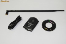 placa retea fara fir wireless de mare putere 10 dbi 1500 mw IASI foto