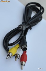 Cablu AV audio video camera video Sony VMC-15FS noi foto