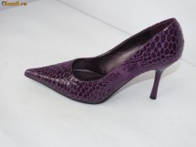 Pantofi de gala pentru femei ,violet , toc inalt - (CHIARA 8815-8 purple ) 40% REDUCERE foto