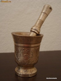 Mojar bronz,  foarte vechi, marcat foto
