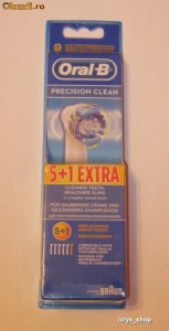 CAPETE PERIUTA ORAL-B/ORAL B PRECISION CLEAN BRAUN SIGILATE TRANSPORT GRATUIT foto