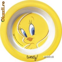 Bol melamina 17,5 cm TWEETY YELLOW foto