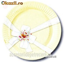 10 Farfurii carton 23cm CEREMONY foto