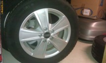 Jante + Cauciucuri de iarna Audi A6 foto