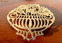 TRIVET ARGINTAT (EP ZINC)  -  CREATIE  PIERO MAESTRI , ITALIA foto