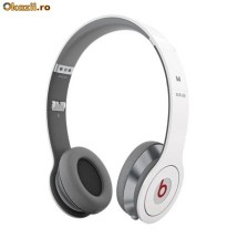 Casti Monster Beats by Dr. Dre SOLO HD Albe Profesionale - Garantie foto