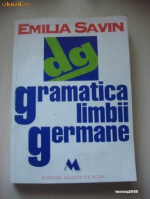EMILIA SAVIN - GRAMATICA LIMBII GERMANE foto