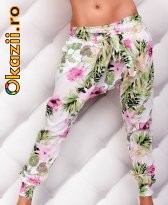 Pantaloni Jungle Trend White StarShinerS foto