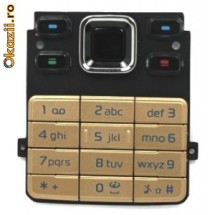 Tastatura Nokia 6300 gold foto