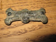 Cingulum ornament roman de bronz sec I-III DH foto
