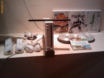 Nintendo Wii Modat + Wii FIt+dancing Mat+Jocuri foto