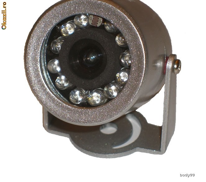 Camera supraveghere video color cu fir infrarosu incorporat foto mare