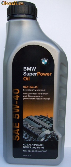 Vand ulei BMW original 5w40 import direct Germania! foto mare