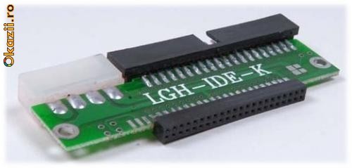 ADAPTOR IDE HDD de 2.5 la 3.5 hard disk laptop rack foto mare
