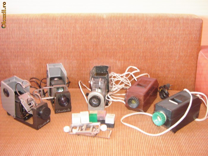 Proiector / proiectoare diafilme / diapozitive + 1 diafilm KADOU foto mare
