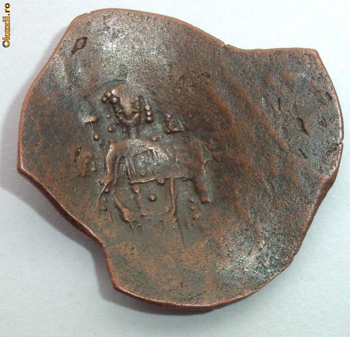 1.088 MONEDA BIZANTINA SCIFATA 7 foto mare