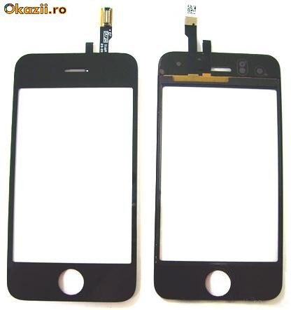 Touchscreen Touch Screen Geam Sticla Digitizer ORIGINAL Apple iPhone 3G 8GB / 16GB foto mare
