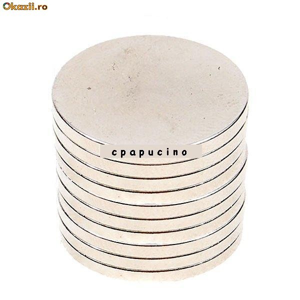 NEODYMIUM MAGNETI 19mm magnet neodim cilindrici puternici NdFeB foto mare