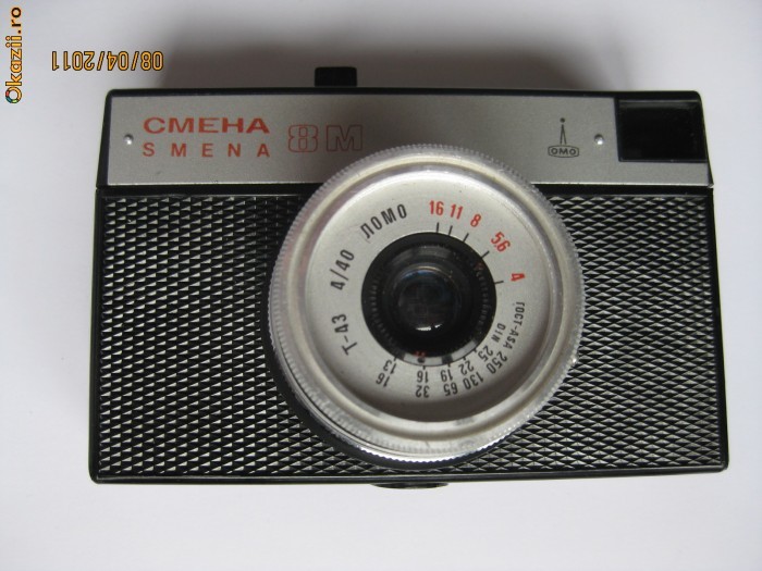 APARAT FOTO SOVIETIC DIN ANII 80 MARCA SMENA 8M foto mare