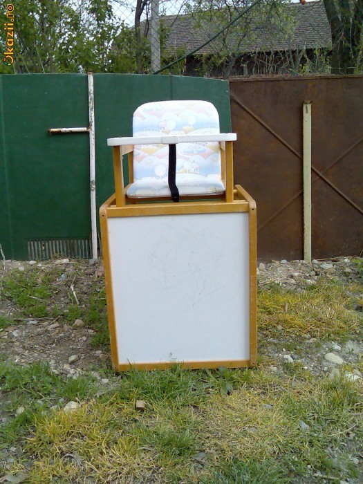 SCAUN DE MASA LEMN foto mare