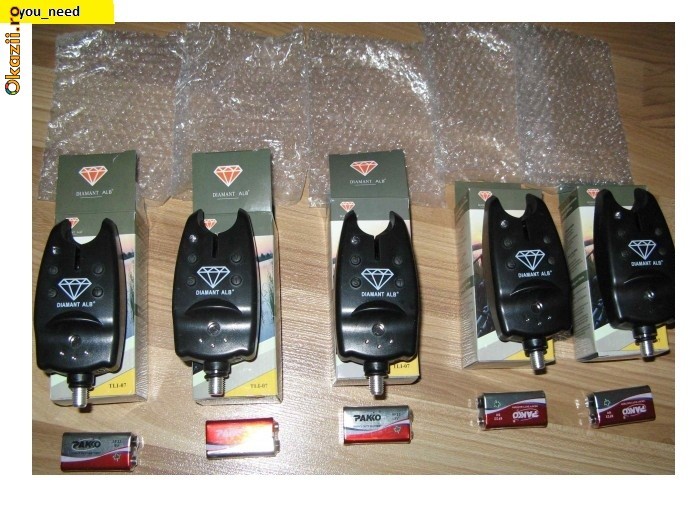 Set de 5 Senzori Diamant Mufa Jack + 5 Swingere Mufa Jack diamant + 5 Tije foto mare