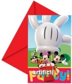 Invitatii de petrecere Disney pentru copii - MICKEY MOUSE Numbers foto mare