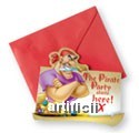 Invitatii de petrecere Disney pentru copii - PIRATII DISNEY foto mare