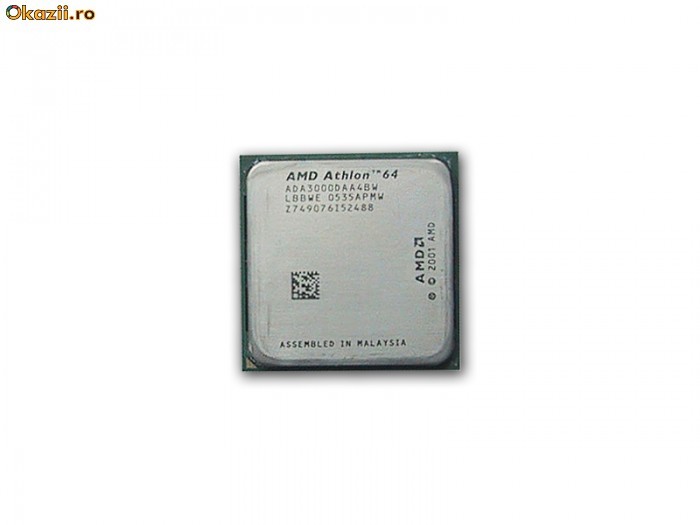 Procesor Amd Athlon 64 3000+  ADA3000AA4BW Socket 939 foto mare