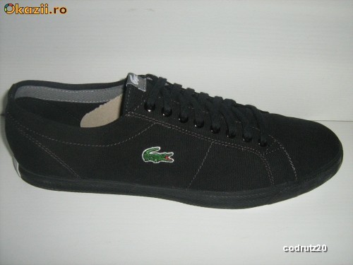 Tenisi LACOSTE Marcel Text nr. 46, InCutie, COD 310 foto mare