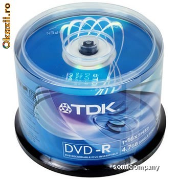 DVD+R TDK 16X CAKE BOX 50 foto mare