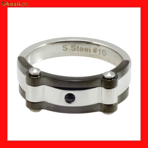 US-7 Inel / Verigheta Otel Inox  RS-204 Best Price ! foto mare