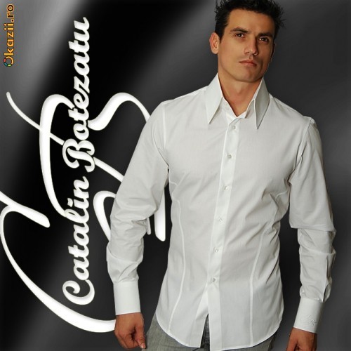 Camasa Catalin Botezatu - Normal Ware - Alb [Cod: CBNW01] foto mare