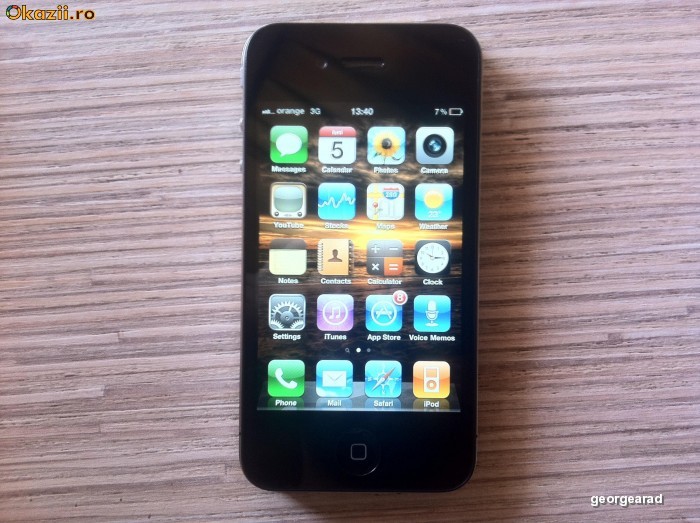 Iphone 4, Full , Garantie, Navigatie, Codat, 16 Gb, Impecabil foto mare