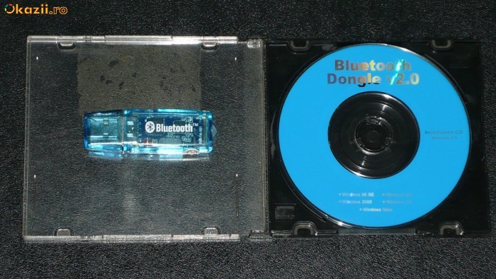 Adaptor bluetooth cu driver pentru pc desktop sau laptop. Sector 2. foto mare