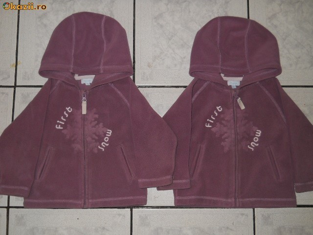 hanorac/bluza/jacheta polar copii marca TEX 18luni(si pt gemeni) foto mare