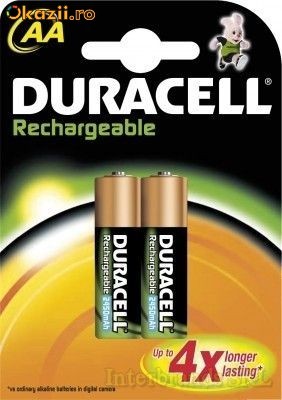 Acumulatori Duracell 2 x AA(R6) - 2450mAh foto mare