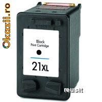 SUPER OFERTA Cartus MARE negru HP21 XL ( cartuse HP 21 XL C9351A ) compatibil diverse imprimante foto mare