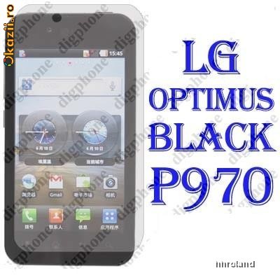 FOLIE PROTECTIE ECRAN LG OPTIMUS BLACK P920---LIVRARE GRATUITA foto mare