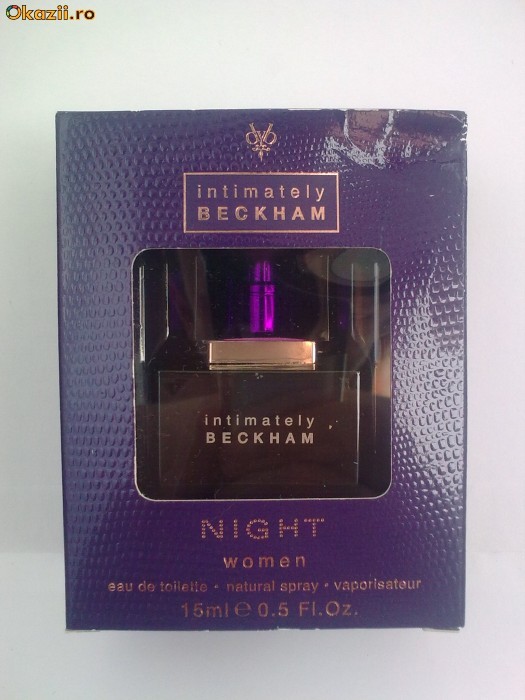 David Beckham Intimately Night Women 15 ml foto mare