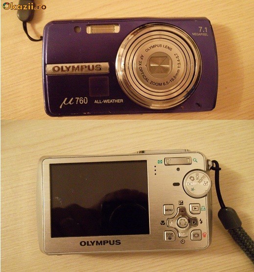 Camera foto digitala / Aparat foto digital Olympus u760 (Mju 760) - super ocazie foto mare