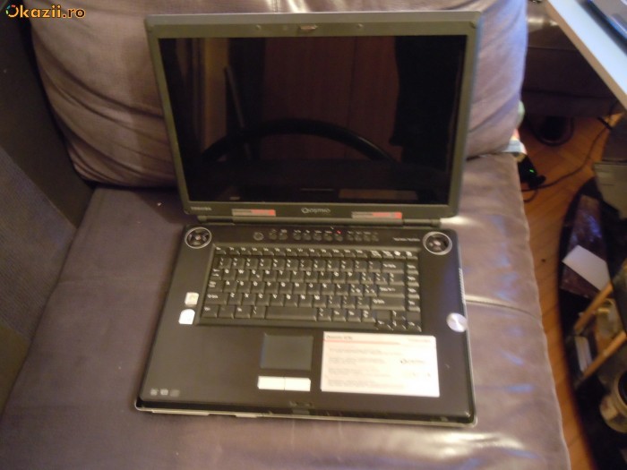 LAPTOP TOSHIBA QOSMIO G30, DUAL CORE, 2GB RAM, VIDEO DEDICAT, TV-TUNER, STARE F. BUNA foto mare