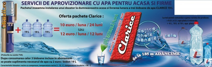 Apa plata CLARICE foto mare