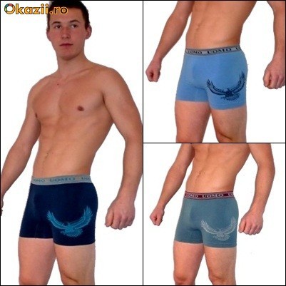 SET 3 BOXERI marca UOMO marimea XL SETB190 foto mare