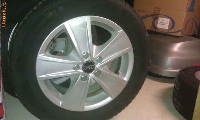 Jante + Cauciucuri de iarna Audi A6 foto mare