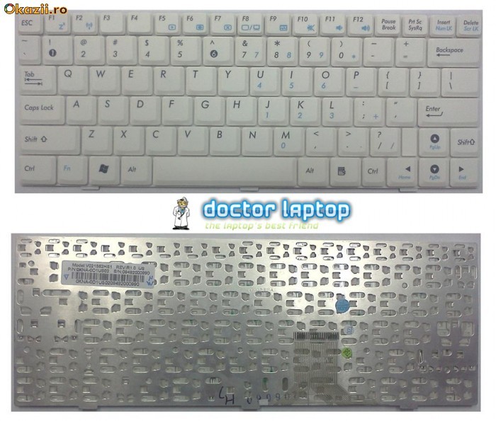 Tastatura laptop Asus Eee PC 1000H foto mare