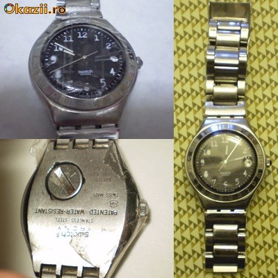 CEAS SWATCH SWISS MADE-original elvetian irony crono cronograf cronograph led ceasuri barbati dama unisex copii nike adidas ski munte seiko casio foto mare