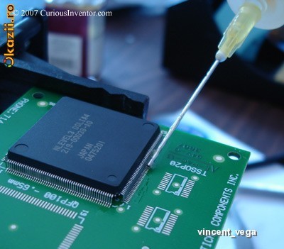 Vand Flux Lichid NO CLEAN Reballing,Reflow,SMD,GPU,YLOD,RROD,etc... foto mare