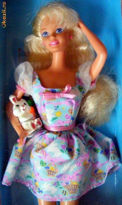 Easter Basket Barbie 1995, Editie Speciala de Paste - noua in cutie, frumoasa foto mare