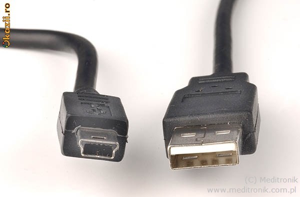 CABLU MINI USB 11 RON..TRANSPORT GRATIS CU PLATA ANTICIPAT LA ORICE CASERIE BANCA TRANSILVANIA foto mare
